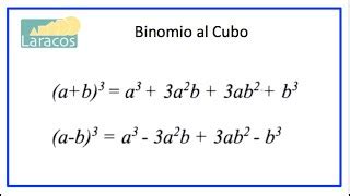 Arrestar Vicio Fortalecer regla de binomio al cubo hacer los deberes ...