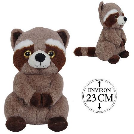 PELUCHE RATON LAVEUR 23 CM