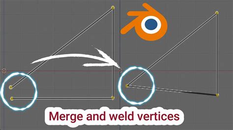 How To Merge And Weld Vertices In Blender Blender Tutorial Youtube