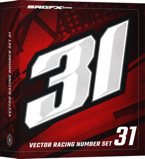 Race Car Number Fonts Vector | lostintodos