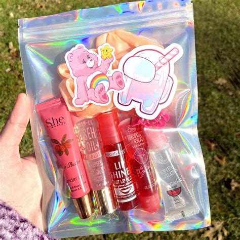 Pink Red Lipgloss Bundle Set Christmas Gift Among Us... - Depop