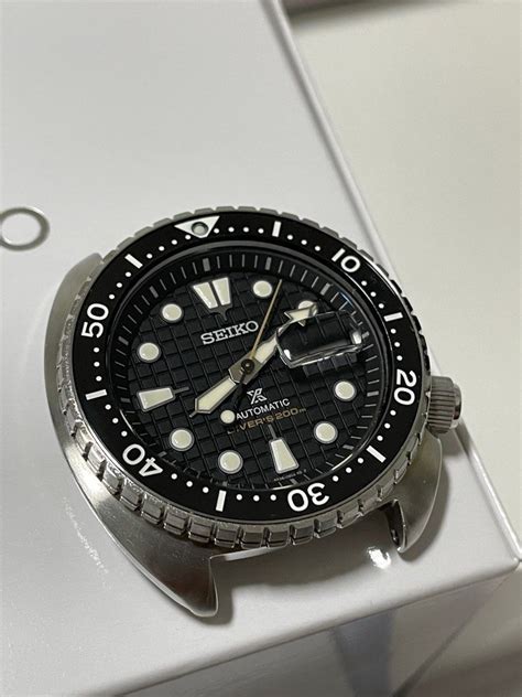 Seiko Prospex Black King Turtle Watch Srpe Luxury Watches On Carousell