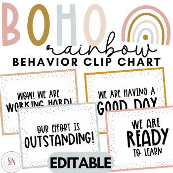 Results For Boho Discipline Chart Tpt