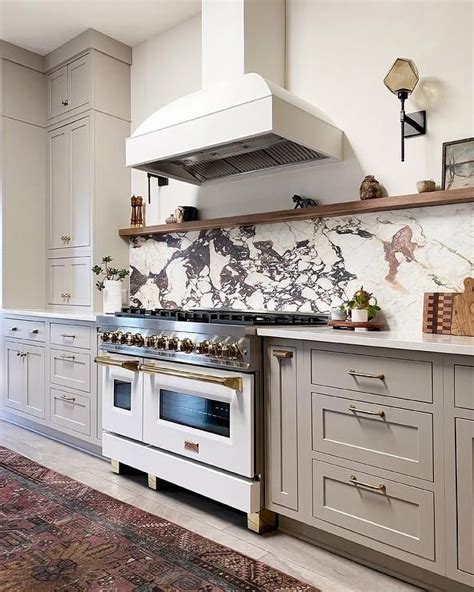 Kitchen Features Soft Gray Cabinets Painted Sherwin Williams Anew Gray