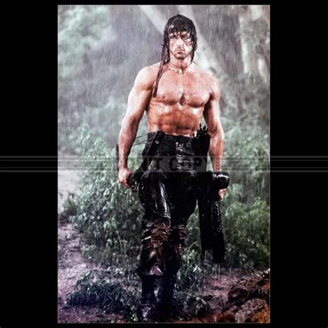 PHOTO F 003817 SYLVESTER STALLONE RAMBO FIRST BLOOD PART II 1985 EUR