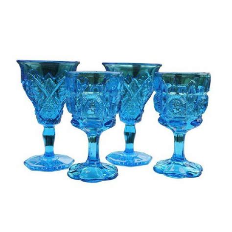 Blue Glassware Blue Glassware Glassware Vintage Glassware