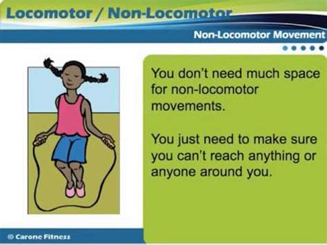 Non Locomotor Examples