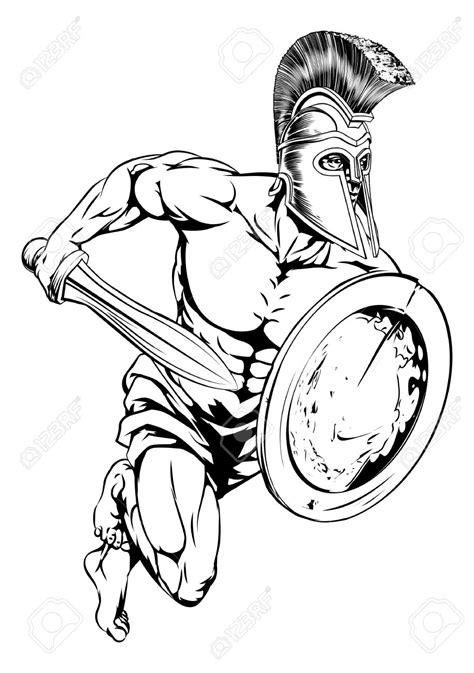 Gladiator Drawing at GetDrawings | Free download