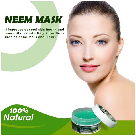 Herboganic Neem Peel Off Mask Cuidado De La Piel Mascarilla Despegable