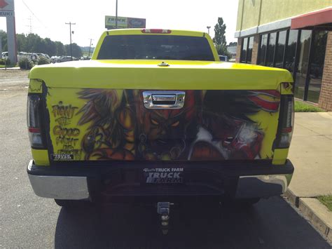 Chevy Silverado 2011 with custom Street Fighter paint job image #3