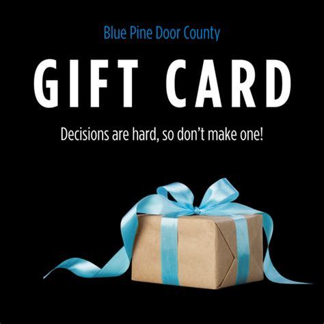 Gift Cards – Blue Pine Door County