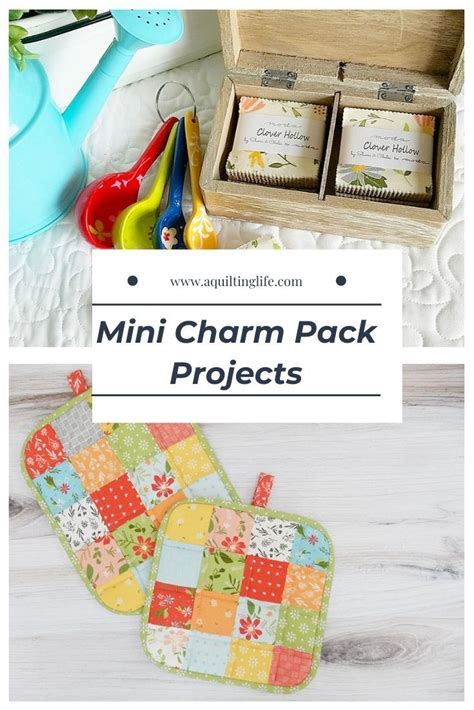 Mini Charm Pack Projects And Quilts Patterns Tutorials A Quilting