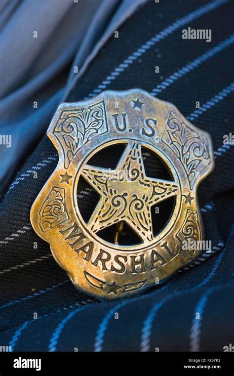 Close Up United Marshal Badge Hi Res Stock Photography And Images Alamy