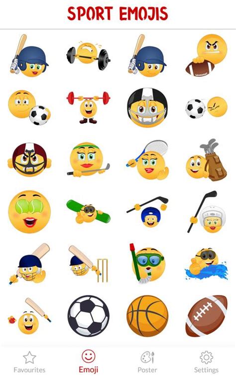 Sports Emoji Icons