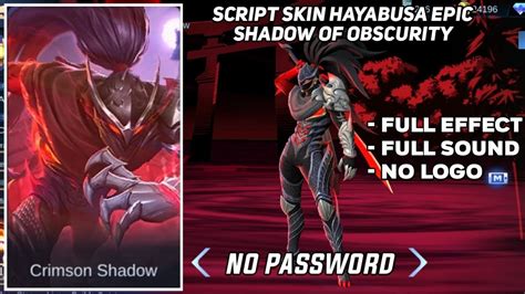 Hayabusa Epic Shadow Of Obscurity Script No Password Full Effect