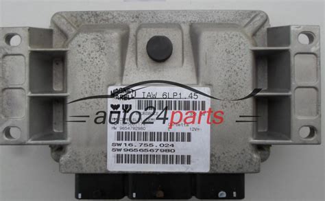 ECU ENGINE CONTROLLER CITROEN PEUGEOT 2 0 Magneti Marelli IAW 6LP1 45