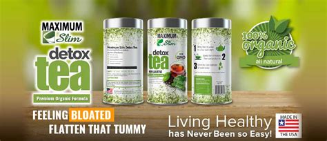 Maximum Slim ORGANIC DETOX Tea - MaximumSlim Health Products