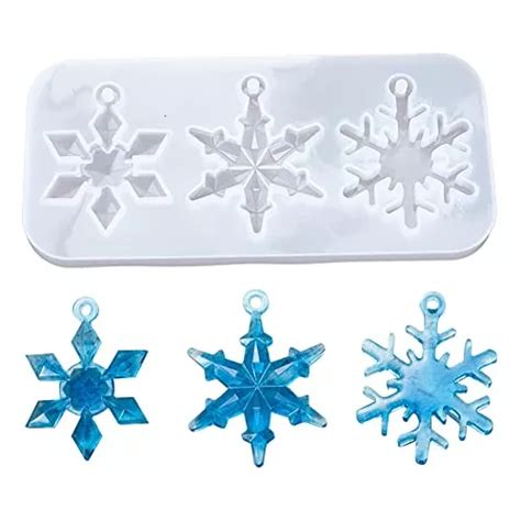 Moldes De Resina De Copo De Nieve Moldes De Fundición De Si Envío gratis