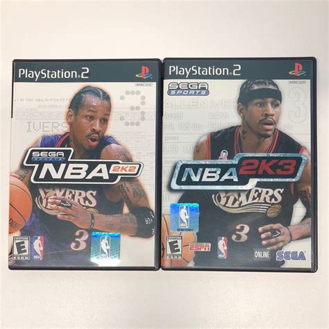 Nba 2k2 And 2k3 Ps2 Nba Playstation Game Data