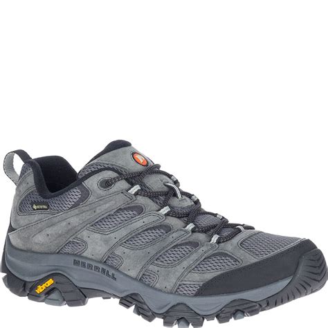 Merrell Mens Moab 3 Gtx Wide Hiking Shoes Granite Elliottsboots