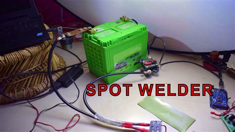 Simple Spot Welder Using Car Battery For Building Lithium Ion Battery