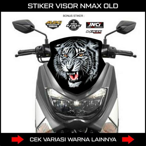 Jual Stiker Visor Nmax 155 Lama Sticker Decal Visor Motor Yamaha Nmax