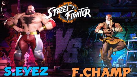 Street Fighter Snake Eyez Zangief Vs Filipino Champ Dhalsim Sf