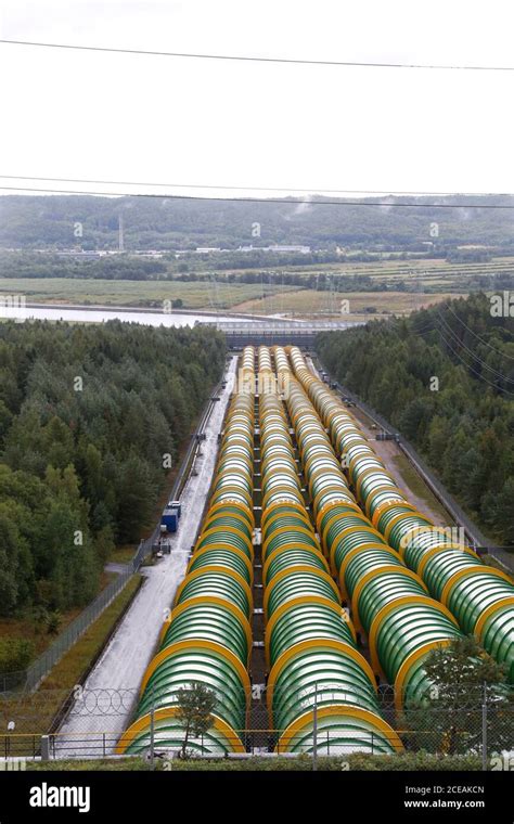 Polen Czymanowo Das Pumpspeicherkraftwerk Zarnowiec Ist