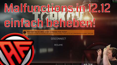 Malfunctions In Einfach Beheben Escape From Tarkov Tipps