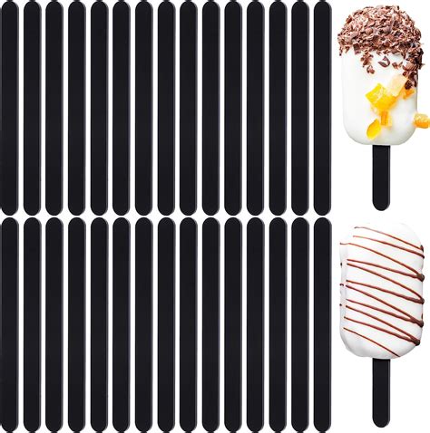 Amazon 30 Pieces Acrylic Sticks Reusable Cakesicle Sticks Cake Pop