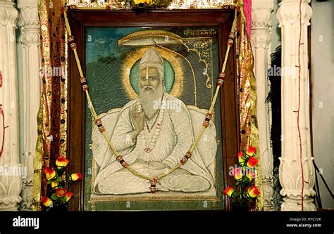 portrait of kabir das, kabir chaura, varanasi, uttar pradesh, Asia ...