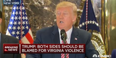 Charlottesville Donald Trump Says There Were Fine People On Both