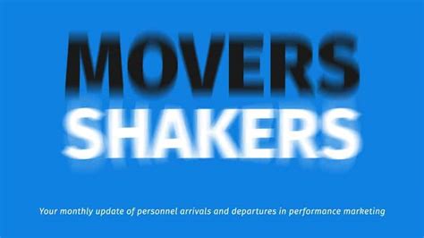 Movers And Shakers May 2021 Performancein