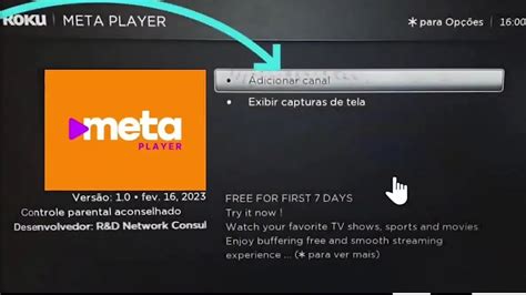 Meta Player Na Roku Tv Como Instalar E Configurar