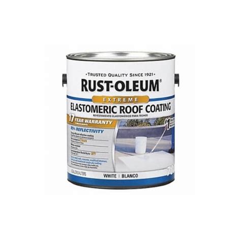 Rust Oleum Elastomeric Roof Coating 0 9 Gal 301902 0 9gal Kroger