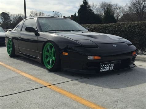 1989 Nissan 240sx S13 Coupe Ka T 500hp Jdm Black Fast Stance Te37s Volk