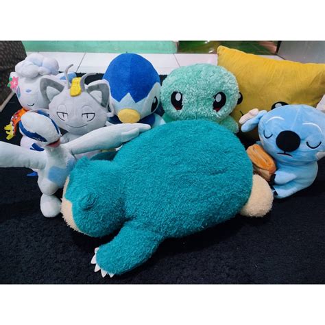 Jual BONEKA POKEMON PLUSH SNORLAX VULPIX PIPLUP LUGIA MEOWTH