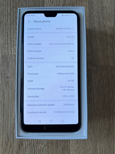 Huawei P20 Pro CLT L29C 128GB Black Unlocked Smartphone