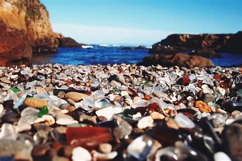 Glass Beach La Plage De Verre De Fort Bragg En Californie Tout Rien