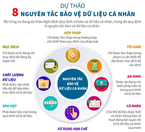 Infographics Dự thảo 8 nguyên tắc bảo vệ dữ liệu cá nhân Thời báo