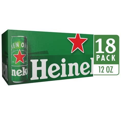 Heineken Original Lager Beer 18 Pack 12 Fl Oz Cans 12 Oz Shipt