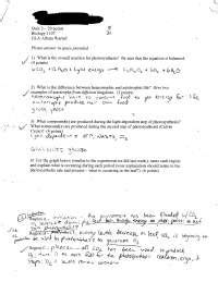 Quiz With Solution For Principles Of Biology I Biol Docsity