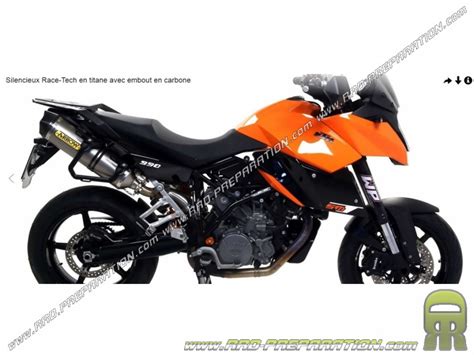 Ligne D Chappement Compl Te Arrow Race Tech Pour Ktm Smt De