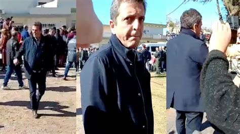 Video Con Insultos Y Acusaciones Recibieron A Sergio Massa En Santa Fe