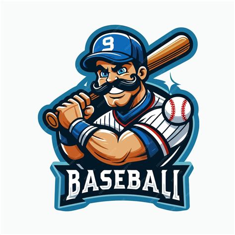 Premium Vector Baseball Mascot Logo Team Design Championship Athletic