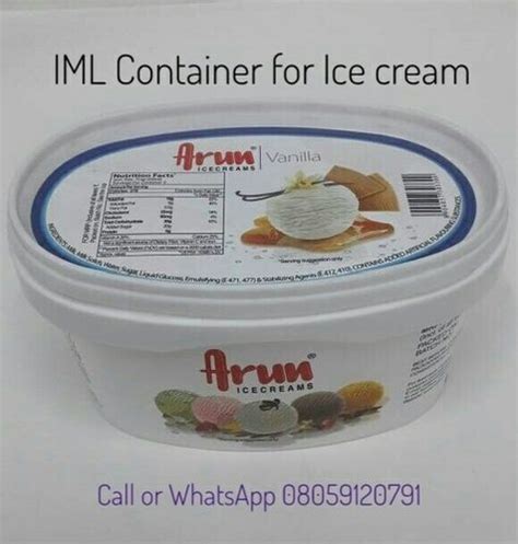 Iml Ice Cream Container At Best Price In New Delhi K D Disposal