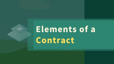 What Are The Essential Elements Of A Contract Pm Study Circle