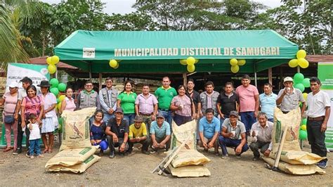 Vraem Mejorarán 106 hectáreas de cacao con la entrega de más de 30