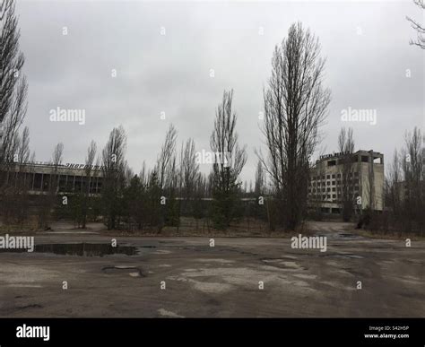 Pripyat Polissya Hotel And Supermarket Abandoned Buildings In The