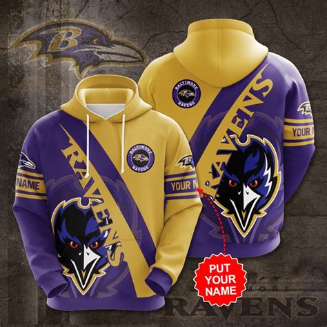 Norman Black Info: Baltimore Ravens Hoodie